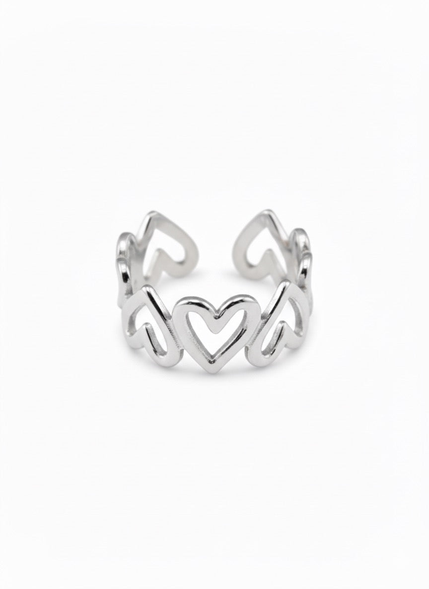 twisted hearts - ring image 2