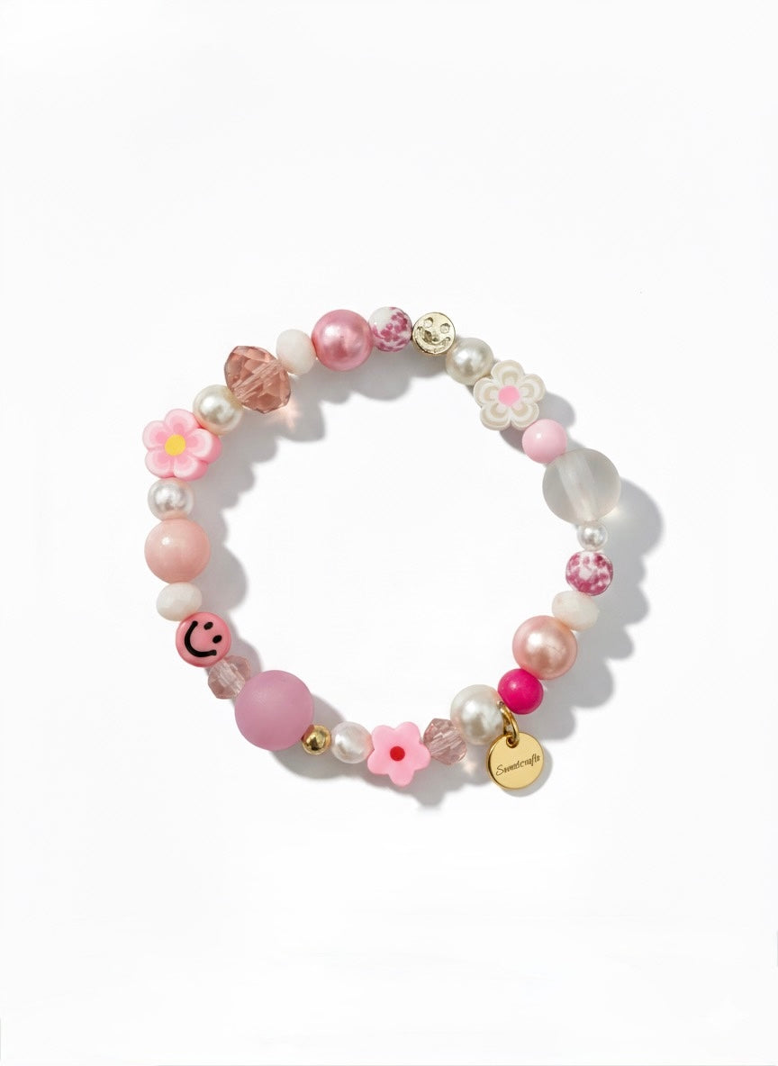 pink summer - bracelet image 0