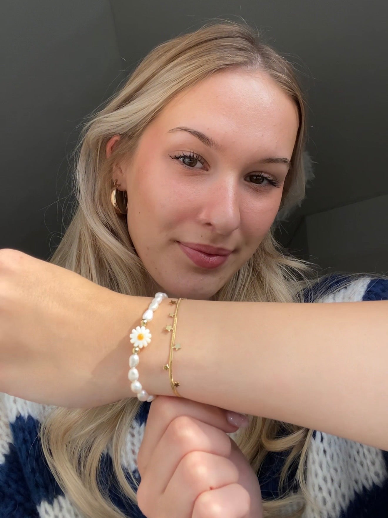 daisy pearl - bracelet