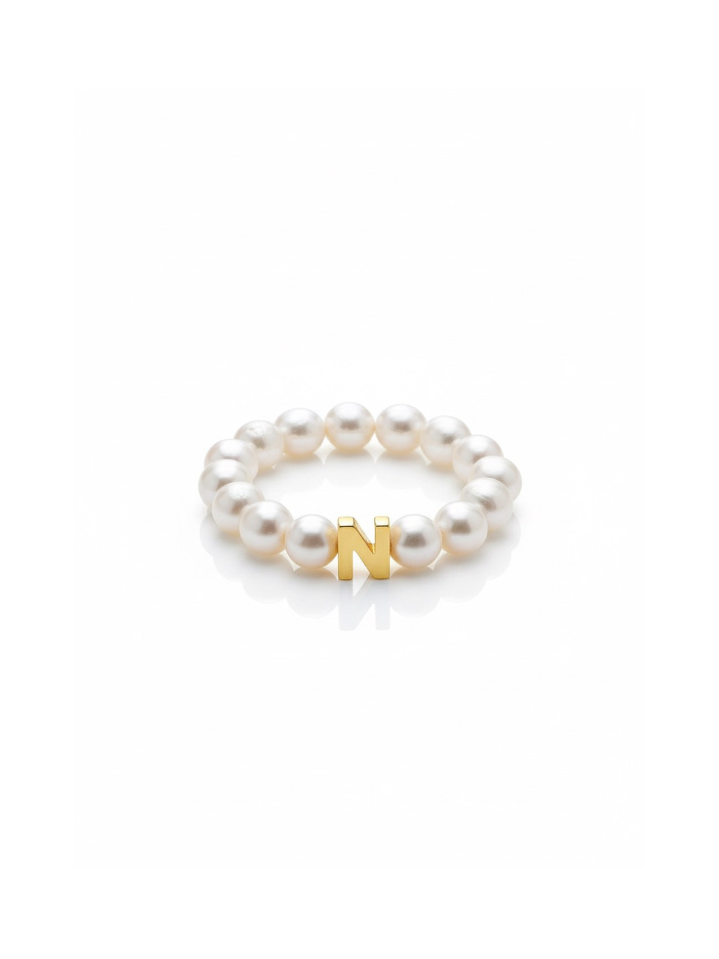 letter pearl - ring