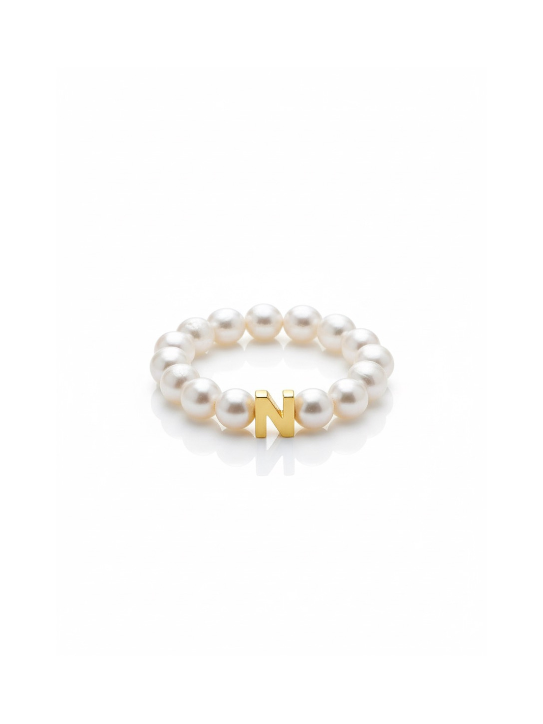 letter pearl - ring