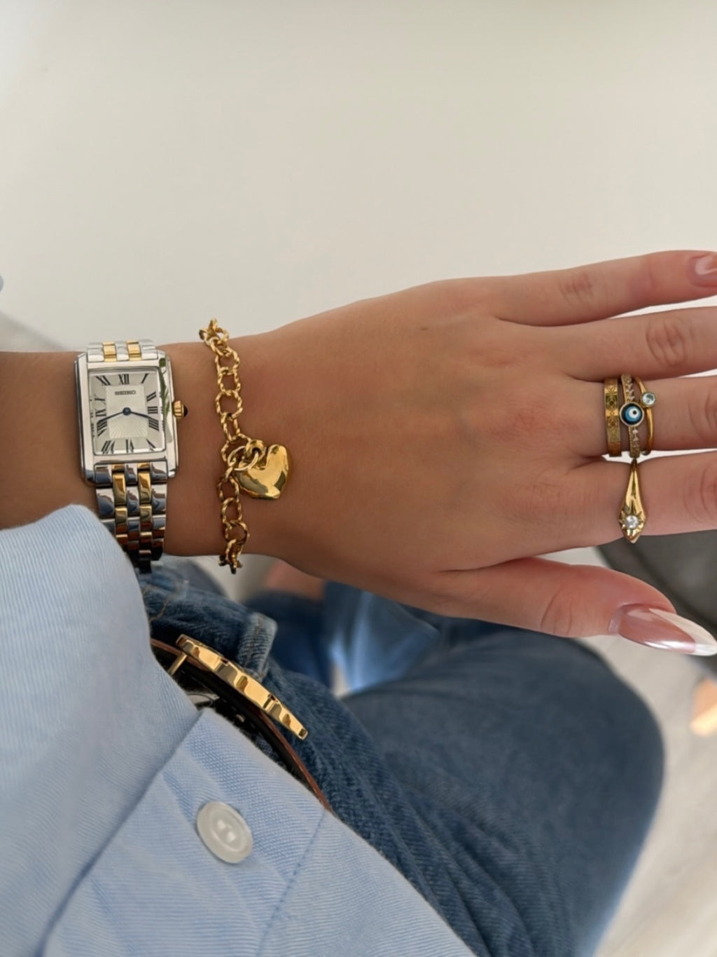 warm heart - bracelet image 1