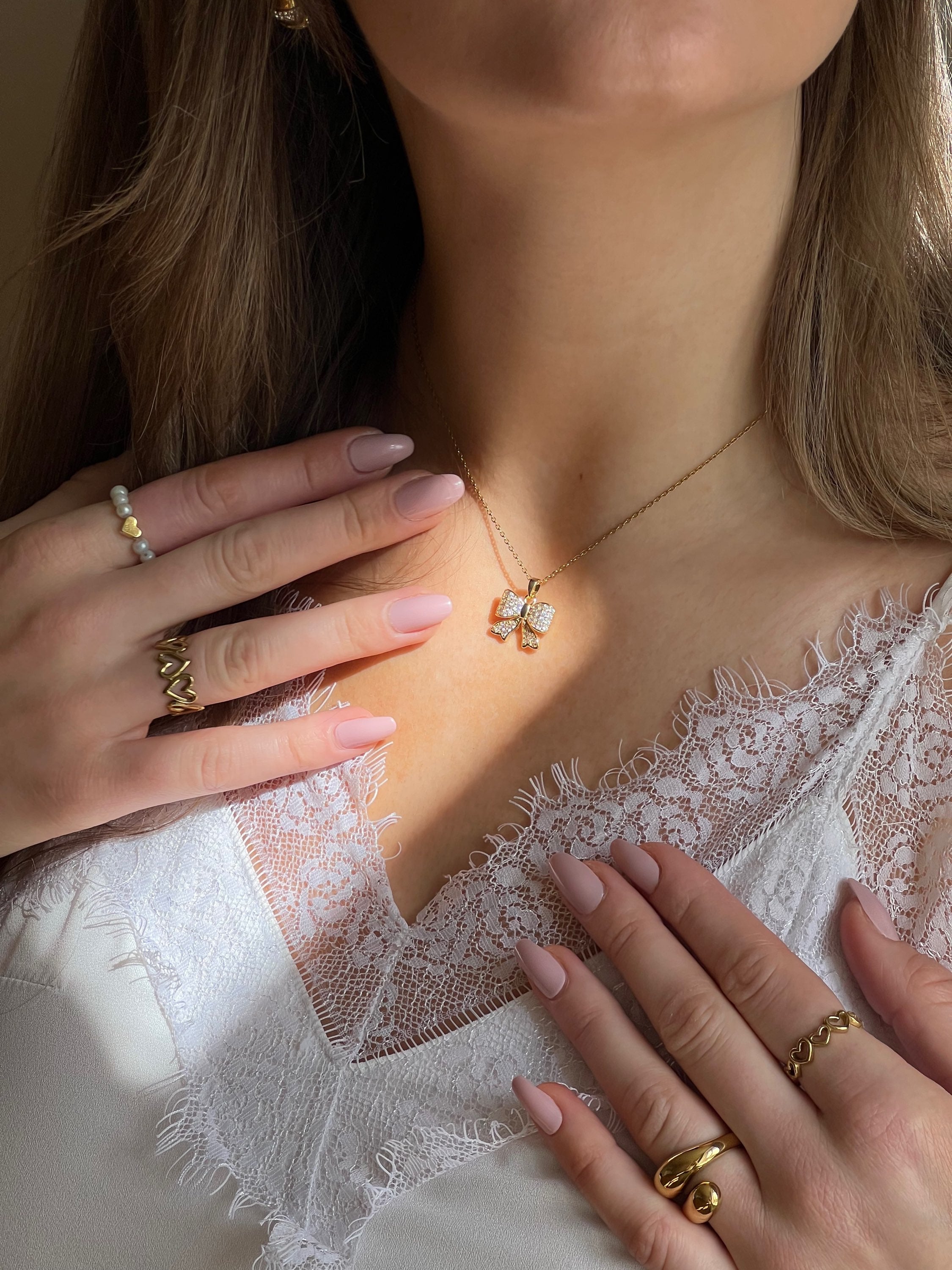 heart pearl - ring image 3