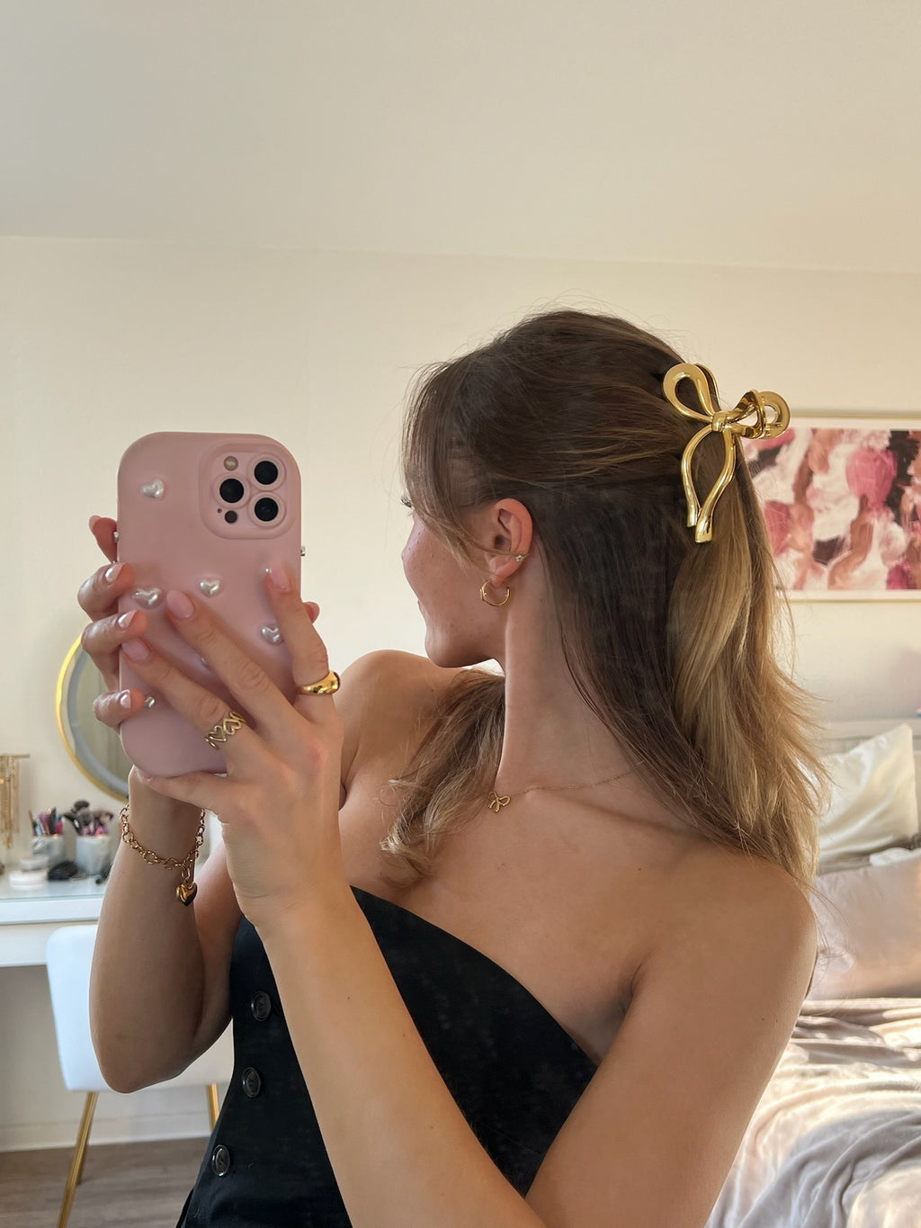 ribbon - hair clip