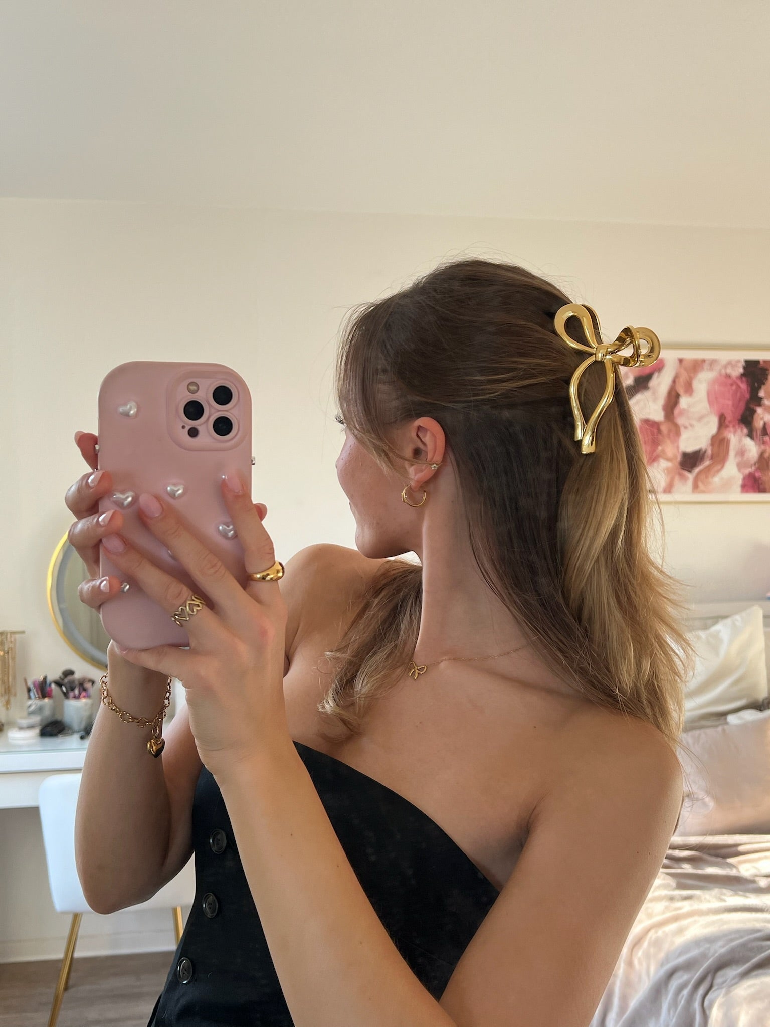 ribbon - hair clip
