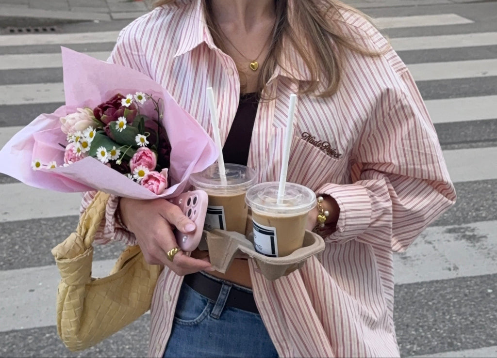 crystal heart - earrings