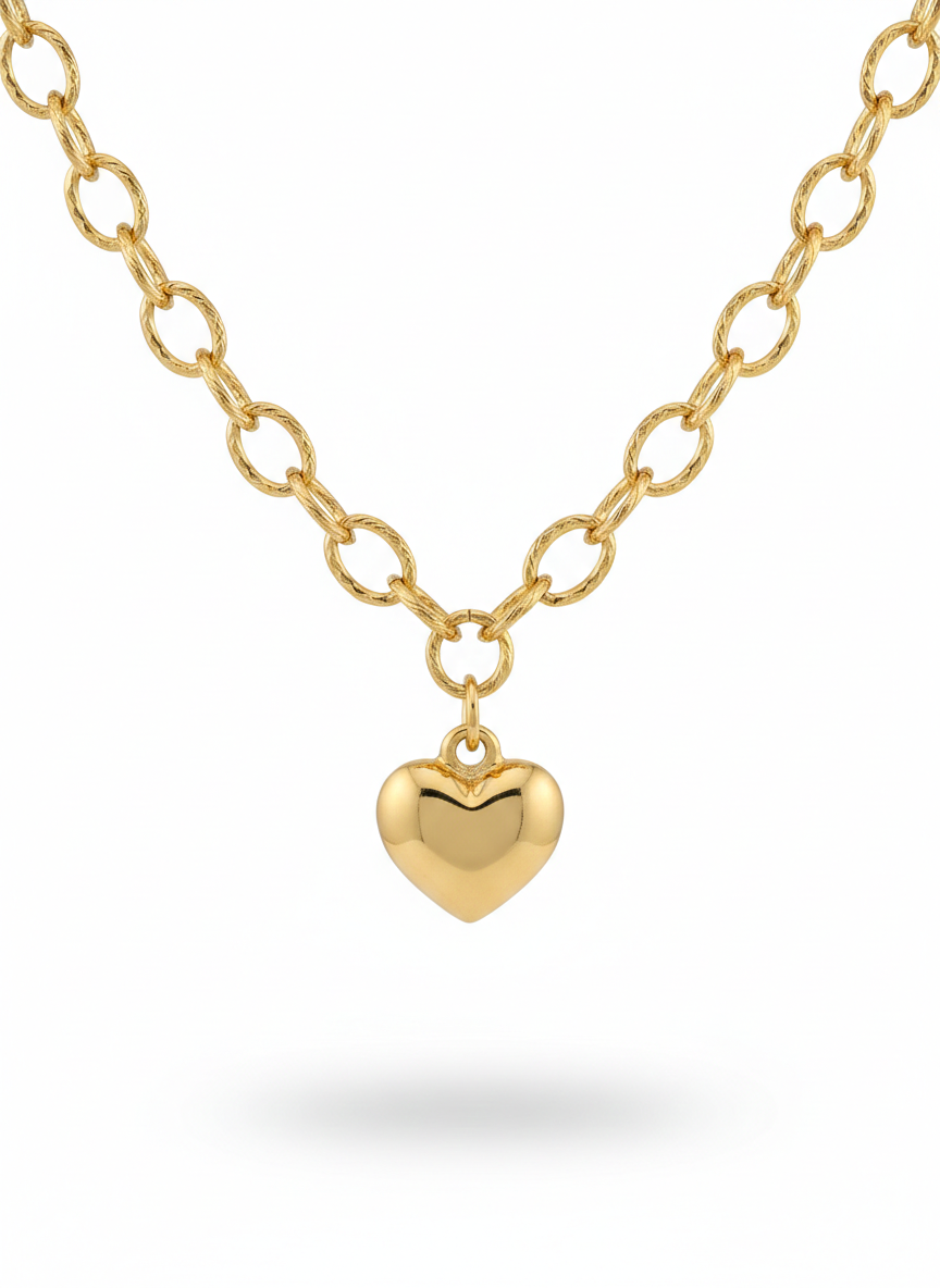 warm heart - necklace