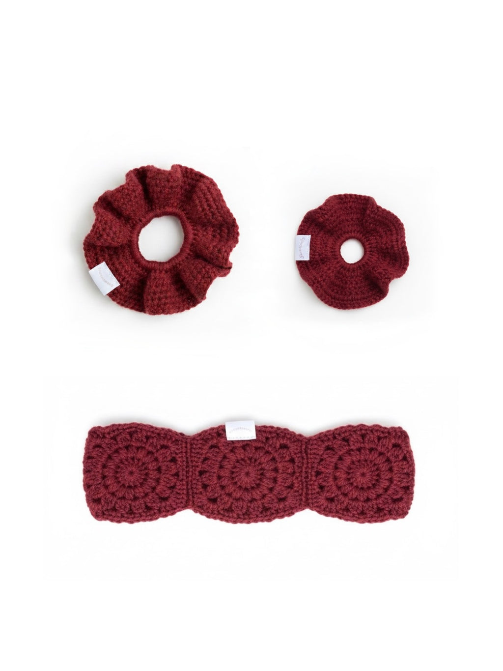 burgundy crochet - bundle  image 0