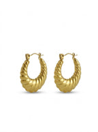 flat croissant - earrings