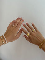 letter pearl - ring image 4