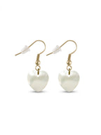 shell heart - earrings