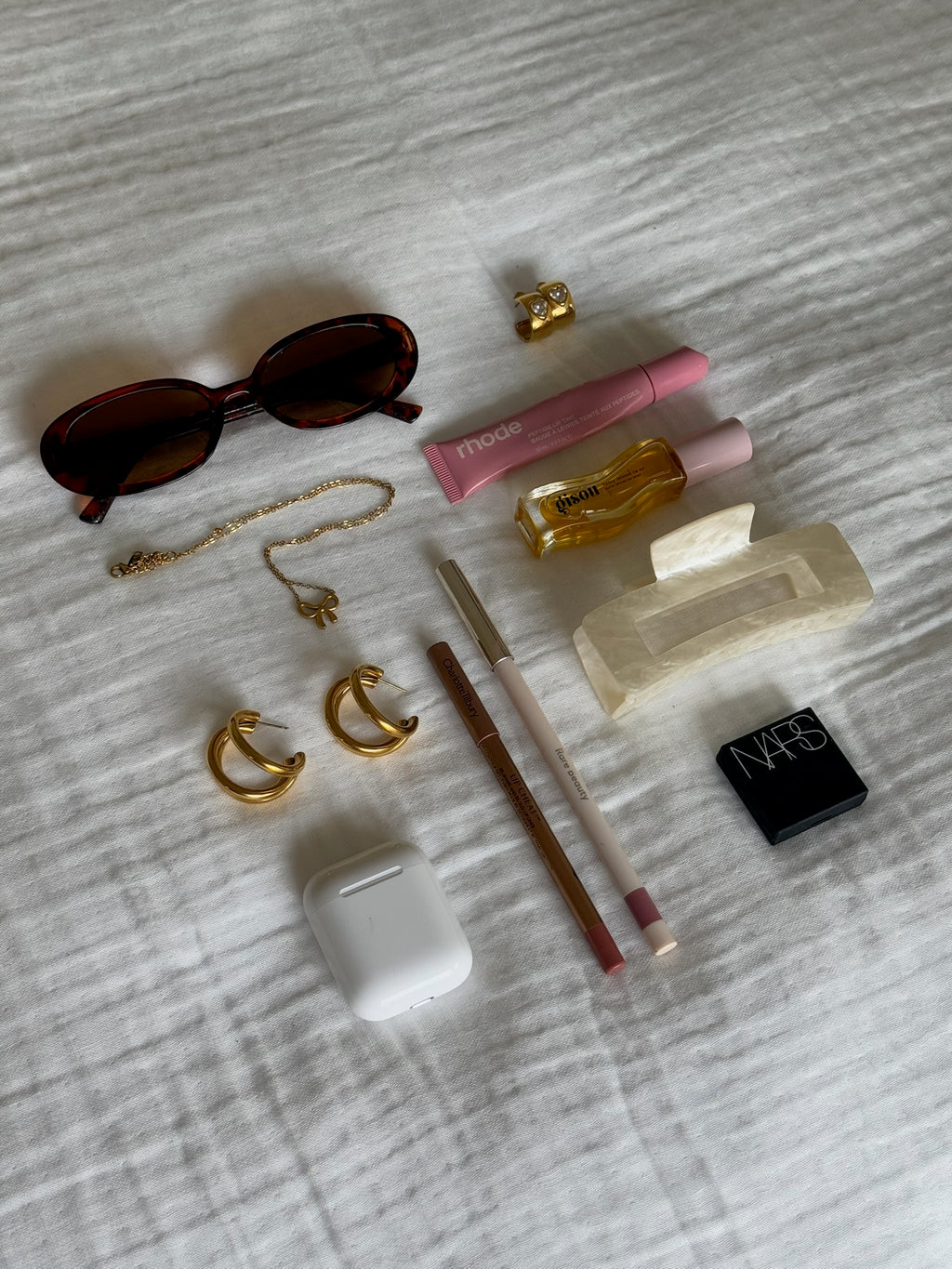 crystal heart - earrings