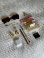 crystal heart - earrings