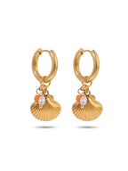 coral - earrings